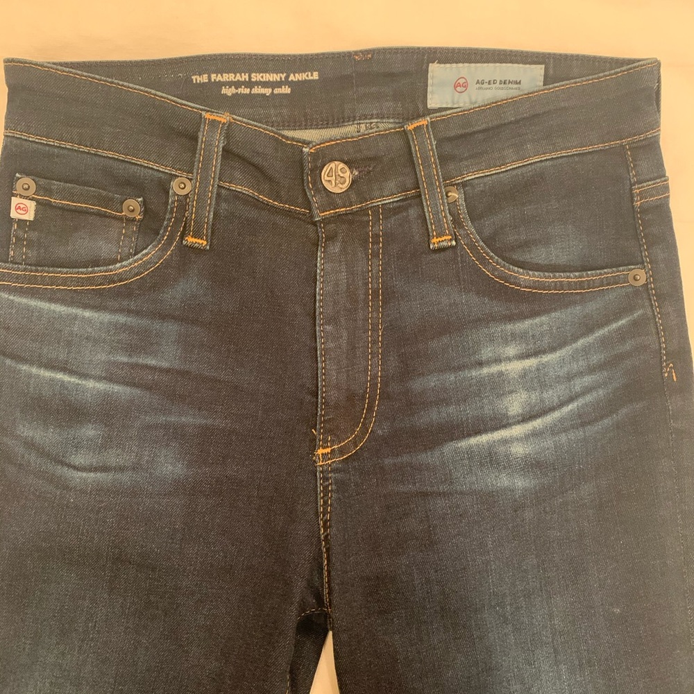 AG High Rise Skinny Ankle